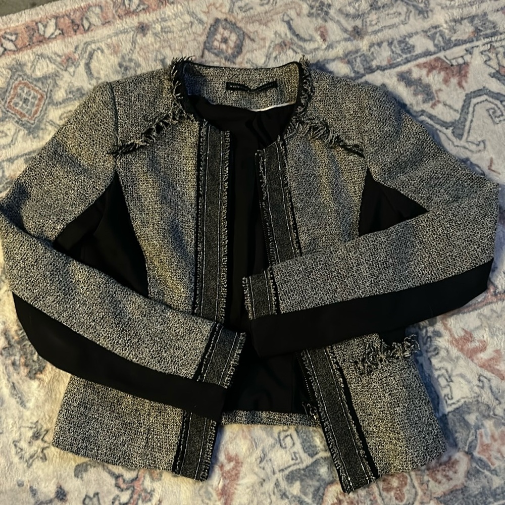 White House Black Market Tweed Blazer Jacket
